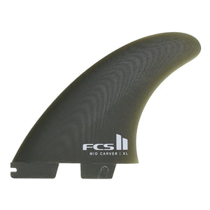 FCS FCS II Mid Carver Performance Glass Thruster Fins - Kelp