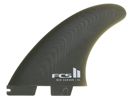 FCS FCS II Mid Carver Performance Glass Thruster Fins - Kelp