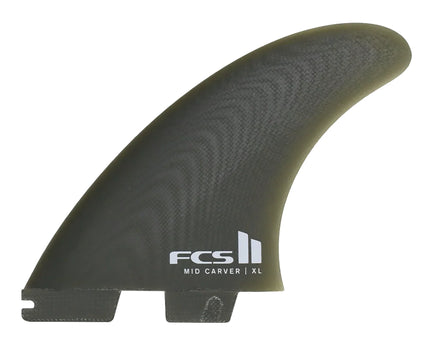 FCS FCS II Mid Carver Performance Glass Thruster Fins - Kelp