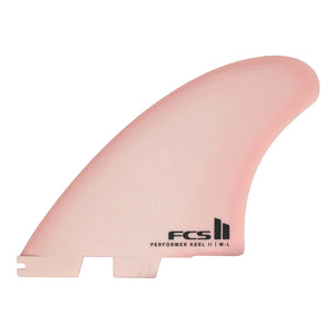 FCS FCS II Performer Keel Performance Glass Twin Fins - Blush