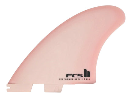 FCS FCS II Performer Keel Performance Glass Twin Fins - Blush