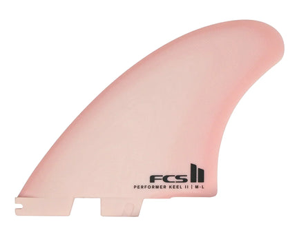 FCS FCS II Performer Keel Performance Glass Twin Fins - Blush