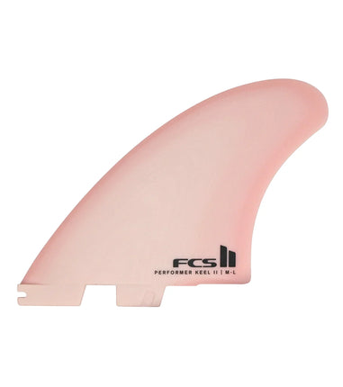 FCS FCS II Performer Keel Performance Glass Twin Fins - Blush
