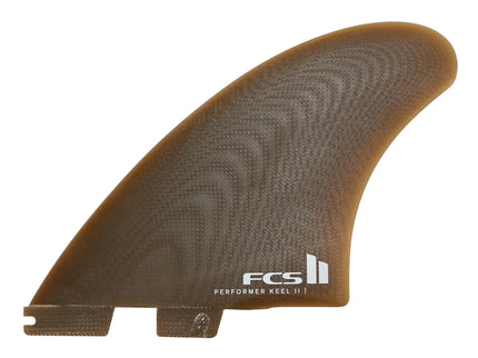 FCS FCS II Performer Keel Performance Glass Twin Fins - Cacao