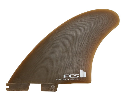 FCS FCS II Performer Keel Performance Glass Twin Fins - Cacao