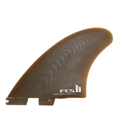 FCS FCS II Performer Keel Performance Glass Twin Fins - Cacao