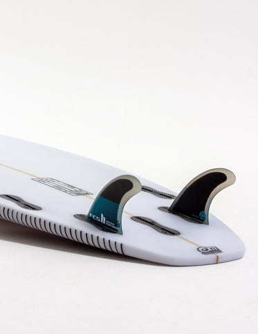 FCS FCS II Performer PC Quad Rear Fins Teal/Black