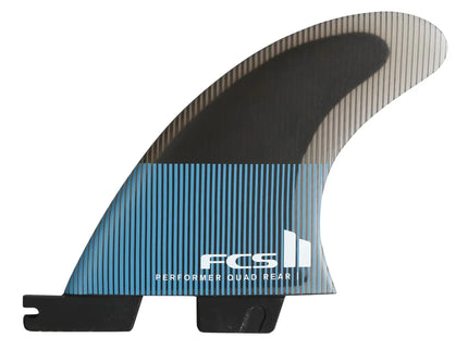 FCS FCS II Performer Performance Core Quad Rear Fins - Tranquil Blue