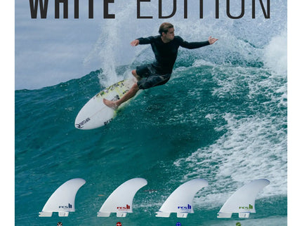 FCS FCS II Performer Performance Core Thruster Fins - White Edition