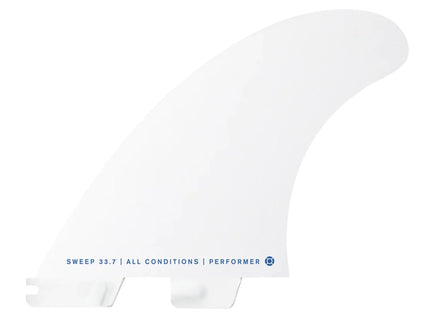 FCS FCS II Performer Performance Core Thruster Fins - White Edition