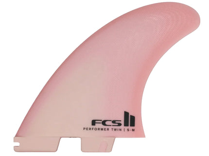 FCS FCS II Performer Twin + 1 Performance Glass Fins - Blush