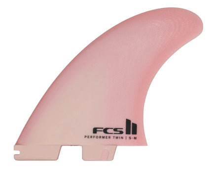 FCS FCS II Performer Twin + 1 Performance Glass Fins - Blush