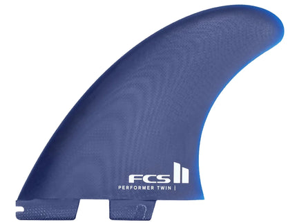 FCS FCS II Performer Twin + 1 Performance Glass Fins - Cali Blue