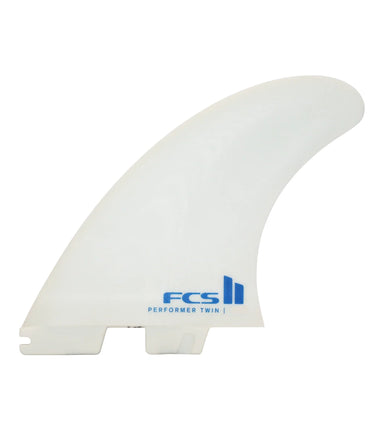 FCS FCS II Performer Twin + 1 Performance Glass Fins - White