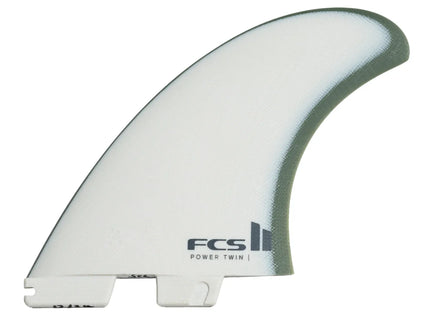 FCS FCS II Power Twin + 1 Performance Glass Twin + 1 Fins - Alpine