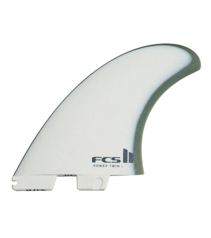 FCS FCS II Power Twin + 1 Performance Glass Twin + 1 Fins - Alpine