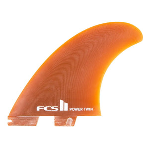 FCS FCS II Power Twin + 1 Performance Glass Twin + 1 Fins - Cola