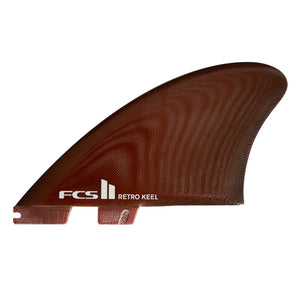 FCS FCS II Retro Keel Performance Glass Twin Fins