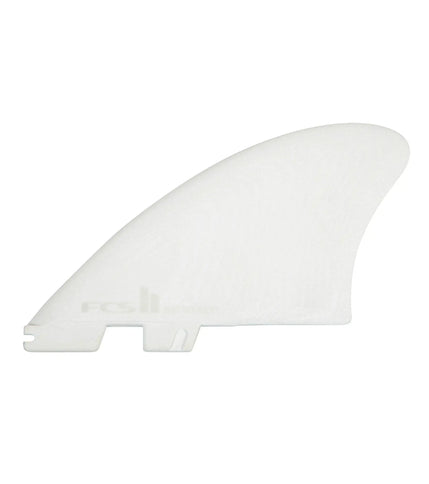 FCS FCS II Retro Keel Performance Glass Twin Fins - White