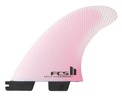 FCS FCS II Sally Fitzgibbons PC Thruster Fins Dusty Pink M