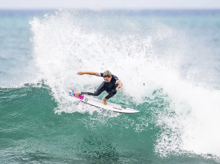 FCS FCS II Sally Fitzgibbons PC Thruster Fins Dusty Pink M