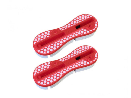 FCS FCS II Side Fin Plug Set 5 Degrees Red Mood