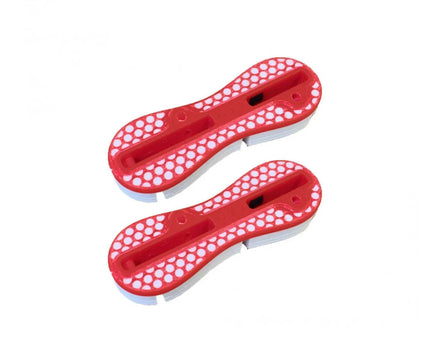 FCS FCS II Side Fin Plug Set 5 Degrees Red Mood