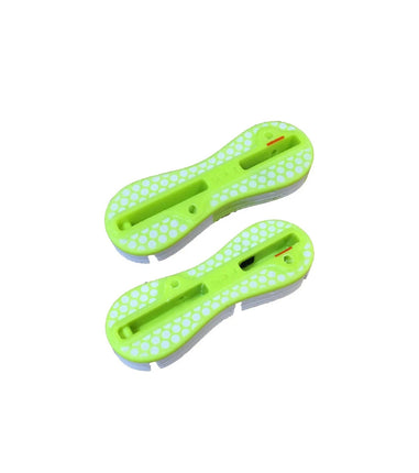 FCS FCS II Side Fin Plug Set 9 Degrees Acid Yellow