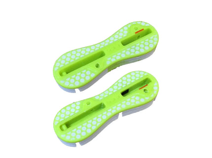 FCS FCS II Side Fin Plug Set - Acid Yellow