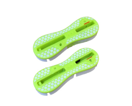FCS FCS II Side Fin Plug Set - Acid Yellow