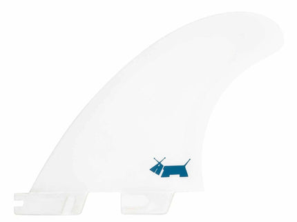 FCS FCS II Skindog Performance Core Sidebite Fins Medium White
