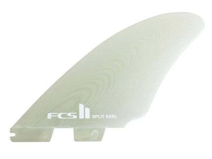FCS FCS II Split Keel Performance Glass Quad Fins Medium White