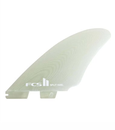 FCS FCS II Split Keel Performance Glass Quad Fins Medium White