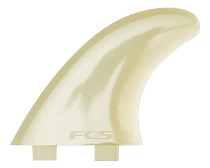 FCS FCS M5 Natural Glass Flex Thruster Fins with Fin Key Medium