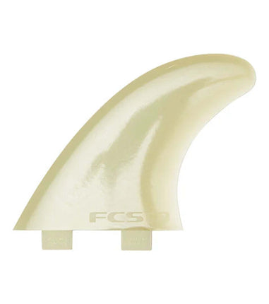 FCS FCS M5 Natural Glass Flex Thruster Fins with Fin Key Medium