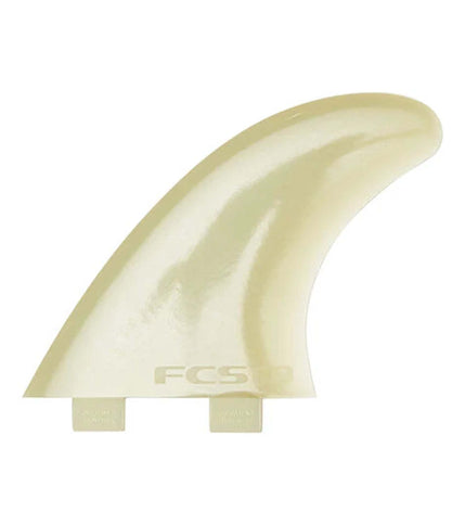 FCS FCS M5 Natural Glass Flex Thruster Fins with Fin Key Medium