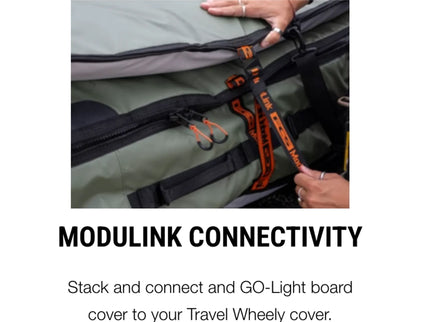 FCS FCS Travel 2 Mid-Length Board Bag GO-Light