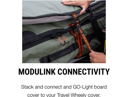 FCS FCS Travel 3 Shortboard / Fish Board Bag GO-Light