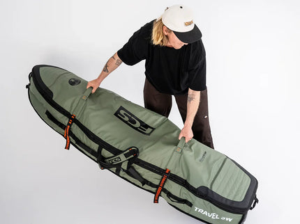FCS FCS Travel 3 Wheelie Shortboard / Fish Board Bag GO-Light