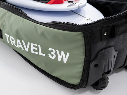 FCS FCS Travel 3 Wheelie Shortboard / Fish Board Bag GO-Light