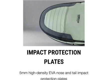 FCS FCS Travel 3 Wheelie Shortboard / Fish Board Bag GO-Light