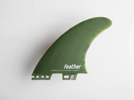Feather Fins Feather Fins Click Tab Fiberglass Thruster Green