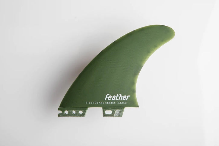 Feather Fins Feather Fins Click Tab Fiberglass Thruster Green