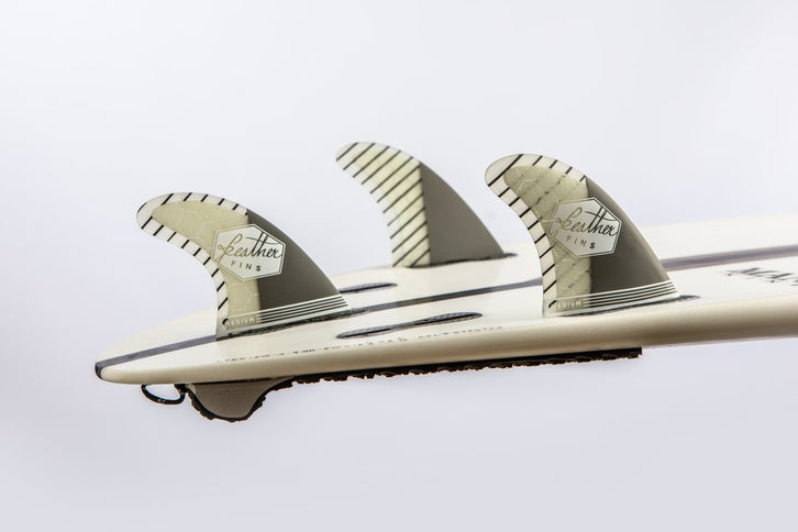 Feather Fins Feather Fins Click Tab Superlight Thruster Fins Gray