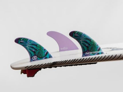 Feather Fins Feather Fins Dual Tab Signatures Maud le Car HC Thruster Fins