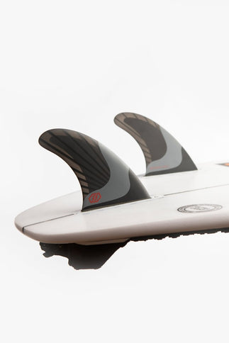 Feather Fins Feather Fins Dual Tab Superlight Thruster Black Hexa Core