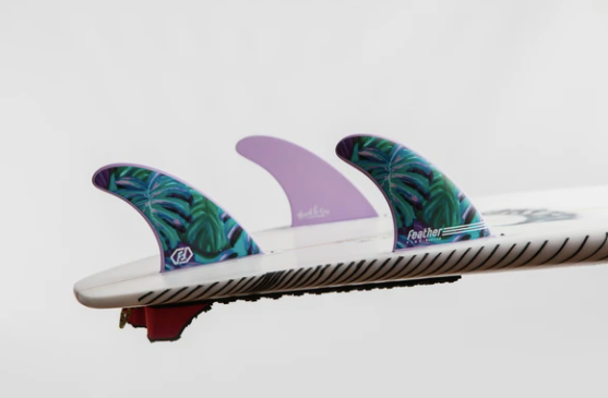 Feather Fins Feather Fins Single Tab Signatures Maud Le Car HC Thruster Fins