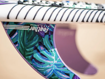 Feather Fins Feather Fins Single Tab Signatures Maud Le Car HC Thruster Fins