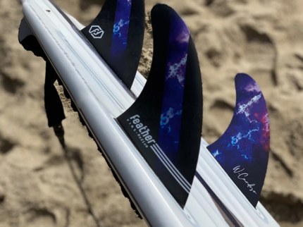 Feather Fins Feather Fins Single Tab Signatures Willian Cardoso HC Thruster Fins Thunder