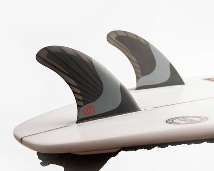 Feather Fins Feather Fins Single Tab Superlight Thruster Black Hexa Core